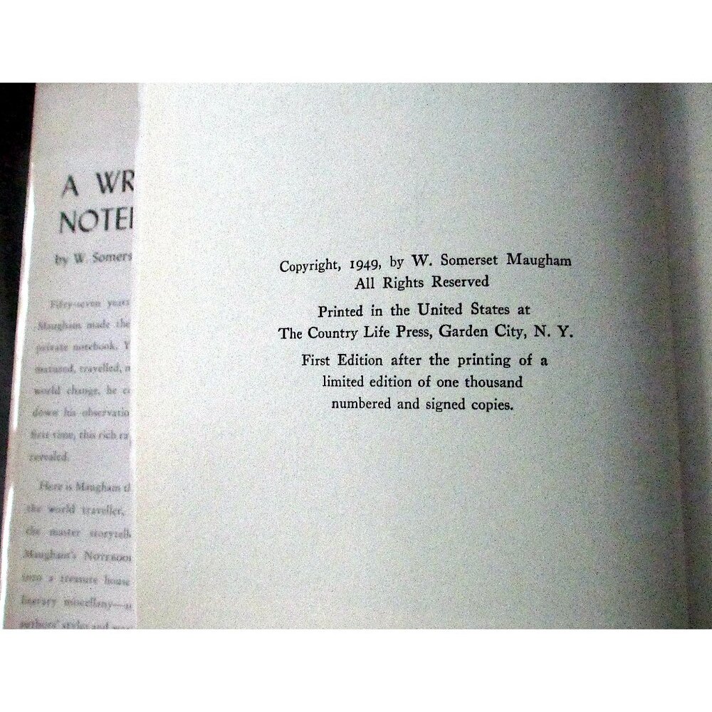 Book: A Writer's Notebook by W. Somerset Maugham - Picture 4 of 12